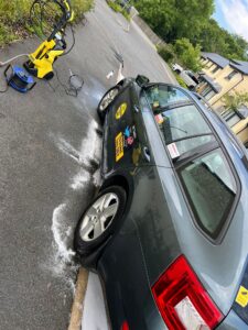 Room for suitcases in the boot of the MW Transfers Skoda Octavia