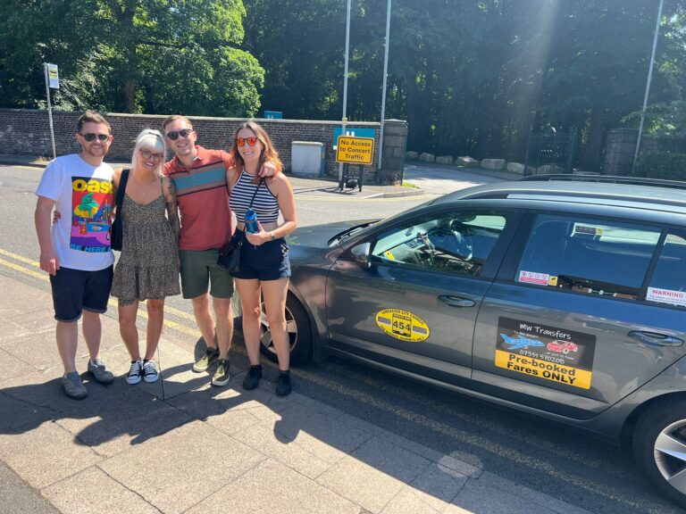 Customers on their way to see Oasis at Heaton Park