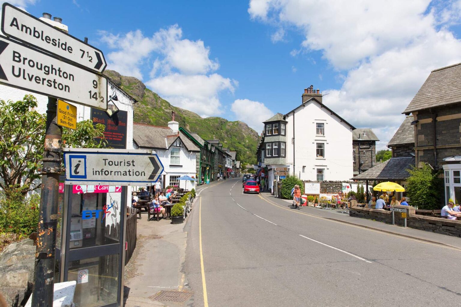 Village street in the Lake District